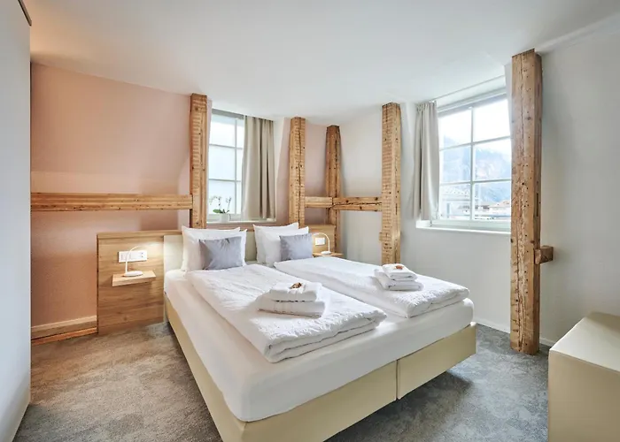 Hotel apartamentowy Krone - Self Check-in Unterseen