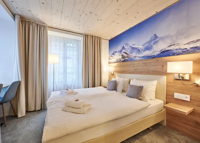 Krone - Self Check-in Hotel apartamentowy Unterseen